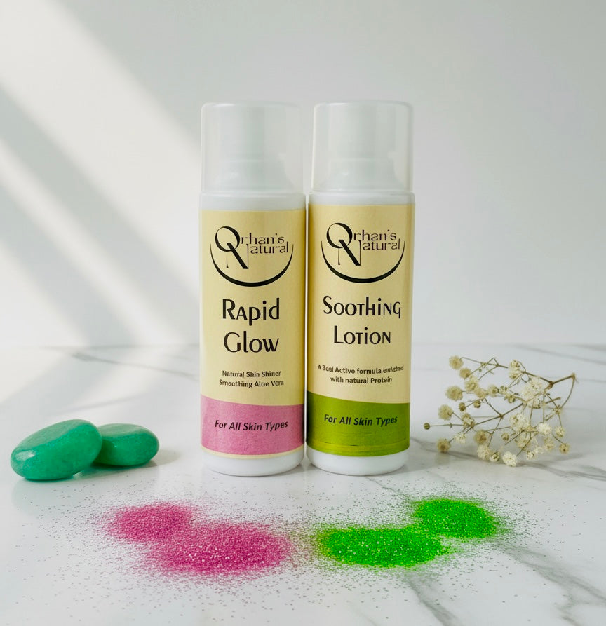 Skin Polish Soothing Lotion & Rapid Glow Shiner